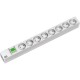 Bachmann Outlet strip 8-way 19'' power extension 1.5 m