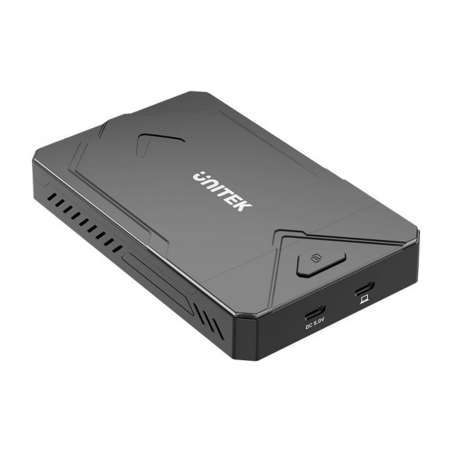 UNITEK S1229CBK01 storage drive enclosure M.2 NVMe & SATA SSD Black