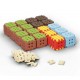 Marioinex Mini Waffle Building Blocks, 142 pieces