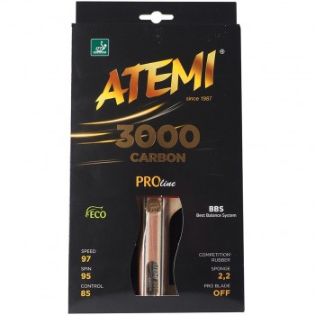 New Atemi 3000 Pro concave ping pong racket