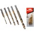 MAKITA HSS-TIN METAL DRILL BIT SET 1/4