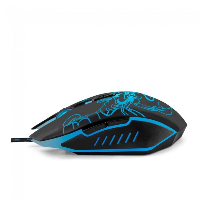 Esperanza EGM203B Scorpio mouse USB Type-A Optical 2400 DPI Right-hand