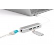 Digitus USB Type-CTM 3-Port Hub + Gigabit Ethernet