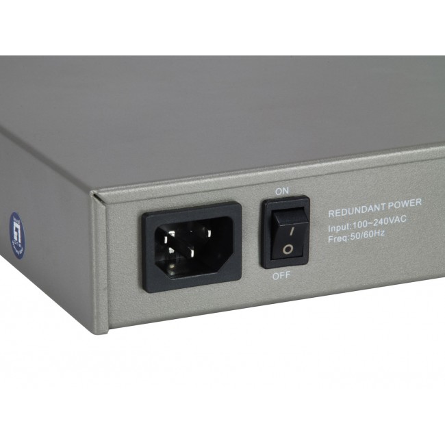 LevelOne GTL-2091 Managed L3 Gigabit Ethernet (10/100/1000) Grey