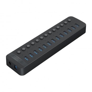 HUB USB-A Orico CT2U3-13AB-EU-BK-BP 13x USB-A 5Gbps BC 1.2 60W czarny