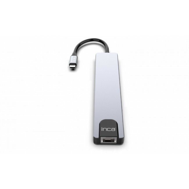 Inca ITPC-7T interface hub USB Type-C 1000 Mbit/s Aluminium
