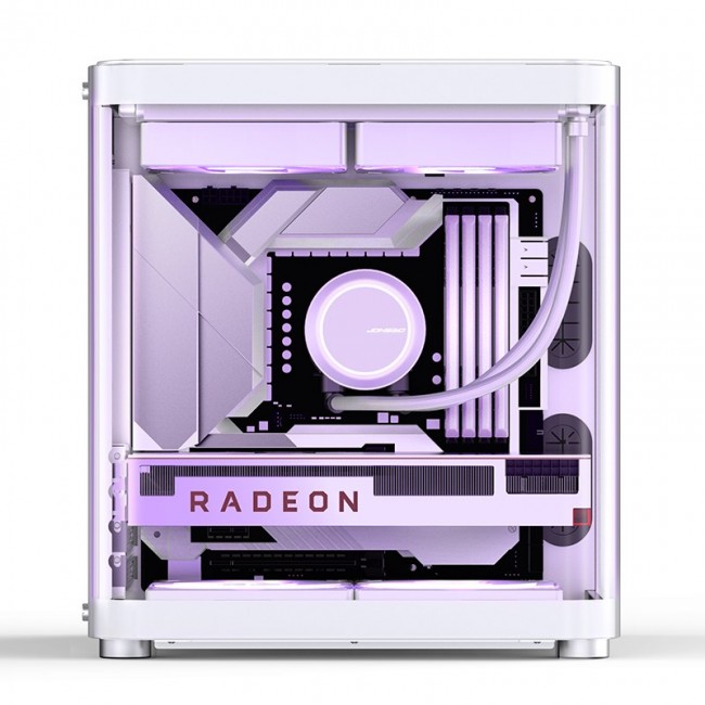 Jonsbo TK-1 2.0 Micro-ATX Case, Tempered Glass - white Jonsbo TK-1 2.0 Micro-ATX Case, Tempered Glass - white
