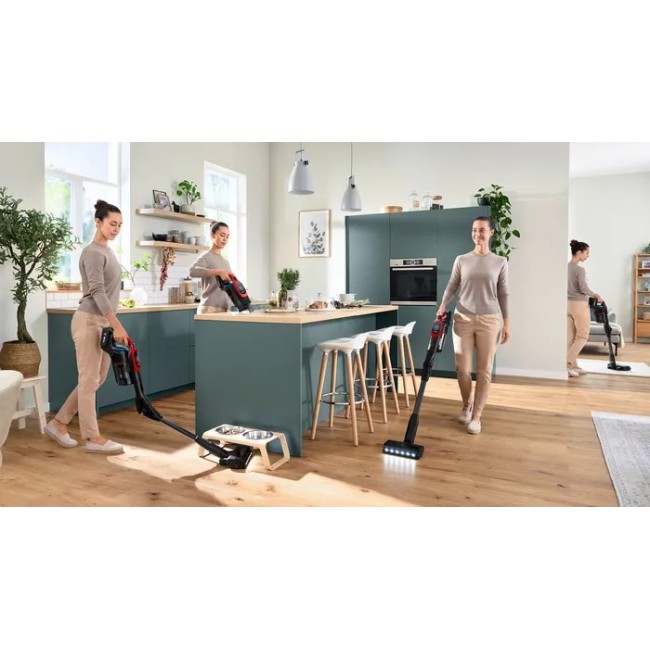 Bosch BCS1041PET stick vacuum/electric broom Battery Dry HEPA Bagless 0.4 L 23.5 W Black, Red 4 Ah Bosch BCS1041PET stick vacuum/electric broom Battery Dry HEPA Bagless 0.4 L 23.5 W Black, Red 4 Ah