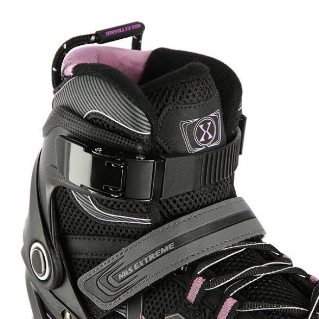 INLINE SKATES NILS EXTREME NA9157 BLACK/PURPLE SIZE. 44 INLINE SKATES NILS EXTREME NA9157 BLACK/PURPLE SIZE. 44