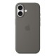 Apple iPhone 16 Silicone Case with MagSafe - Stone Gray