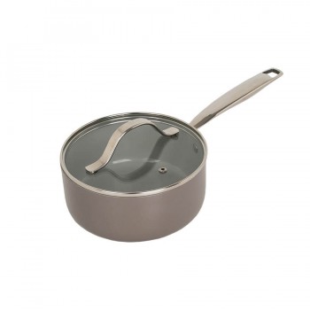 Saucepan with lid MAESTRO MR-4009 (MR-4009-18S) 18 cm 1,9 l Grey