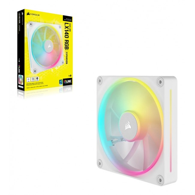 Corsair CO-9051031-WW computer cooling system Computer case Fan 14 cm White 1 pc(s) Corsair CO-9051031-WW computer cooling system Computer case Fan 14 cm White 1 pc(s)