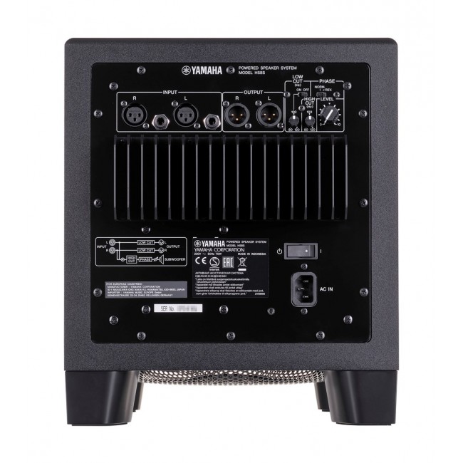 Yamaha HS8S subwoofer Black 150 W Yamaha HS8S subwoofer Black 150 W