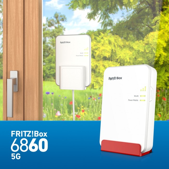 Box FRITZ! 6860 5G Cellular network router Box FRITZ! 6860 5G Cellular network router