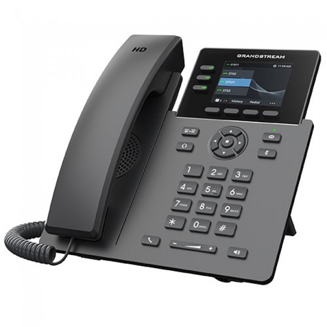 Grandstream Networks GRP2611G IP phone Black 3 lines TFT