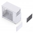 Jonsbo D31 MESH Screen Micro-ATX Case, Tempered Glass - white