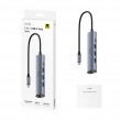 Cudy UH605 interface hub USB 3.2 Gen 1 (3.1 Gen 1) Type-C 5000 Mbit/s Grey, Silver
