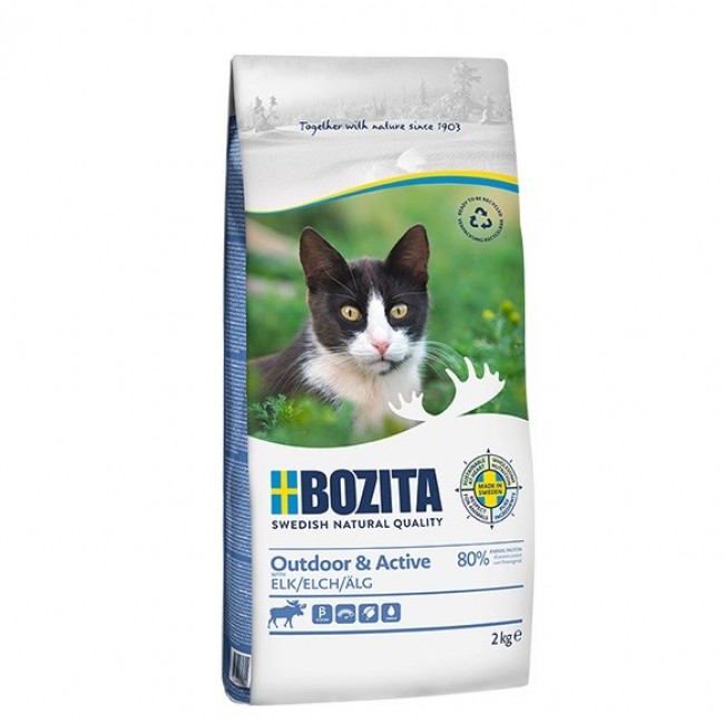 BOZITA Outdoor & Active with Elk - dry cat food - 2kg BOZITA Outdoor & Active with Elk - dry cat food - 2kg