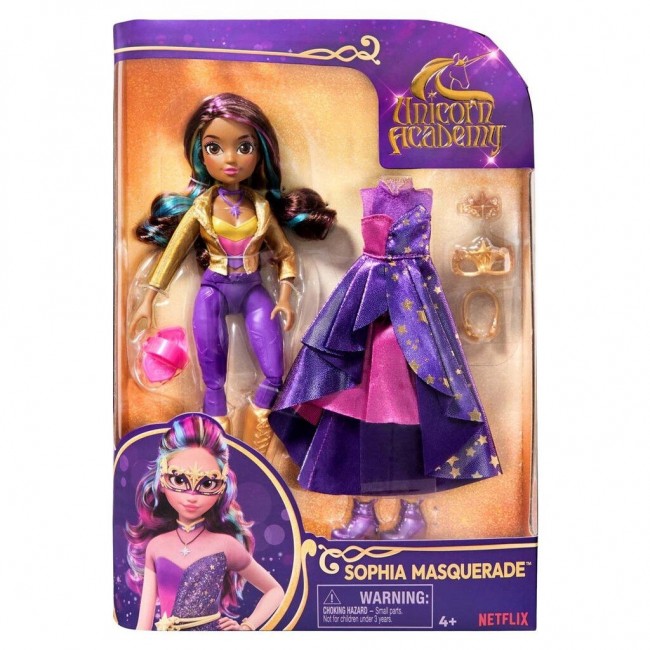 Unicorn Academy, Sophia Masquerade Ball Doll with 9 Accessories, 9.5 , Dolls & Unicorn Toys for Girls Unicorn Academy, Sophia Masquerade Ball Doll with 9 Accessories, 9.5 , Dolls & Unicorn Toys for Girls