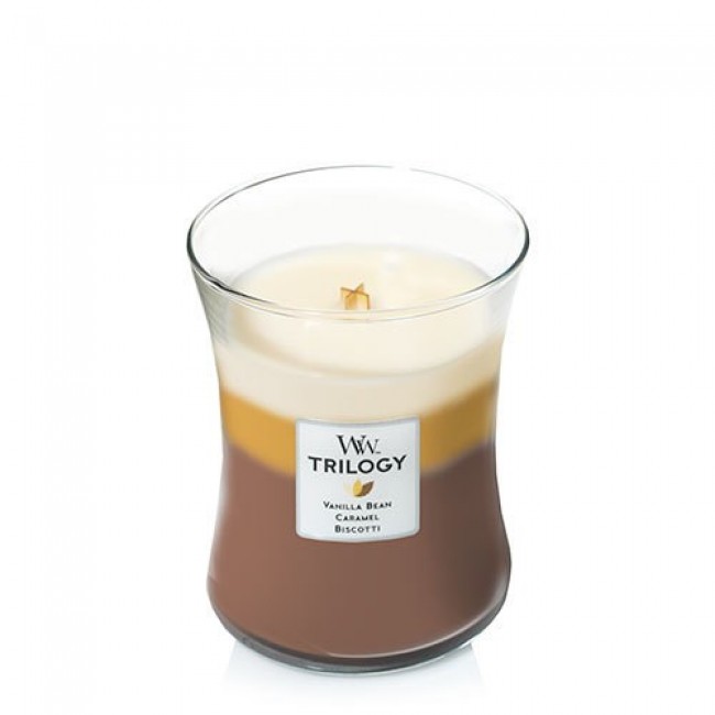 WoodWick 92904 wax candle Other Caramel, Vanilla Brown, White, Yellow 1 pc(s)