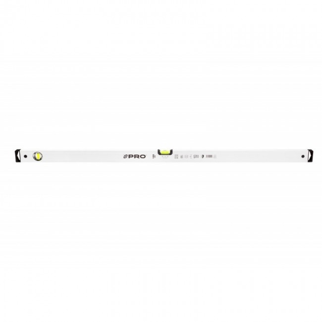 White level gauge with level and plum bob drop 2%