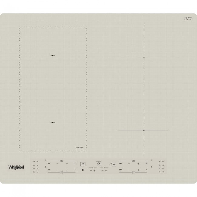 Whirlpool WLB6860NE/S Silver Built-in Zone induction hob 4 zone(s)