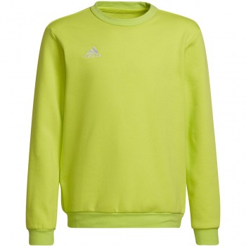 adidas Entrada 22 Sweat Top Sweatshirt Lime HC5043 164cm