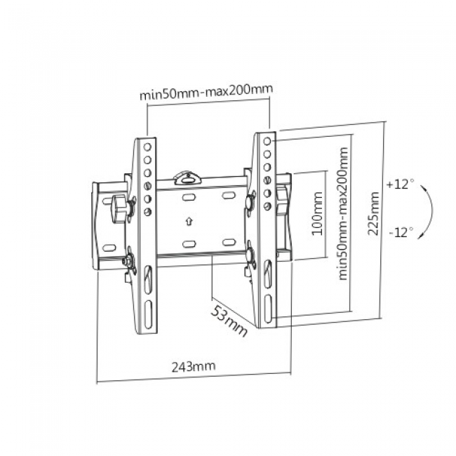 Gembird WM-42T-02 TV mount 106.7 cm (42