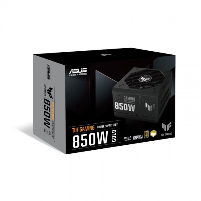 ASUS TUF Gaming 850W Gold power supply unit 24-pin ATX ATX Black ASUS TUF Gaming 850W Gold power supply unit 24-pin ATX ATX Black