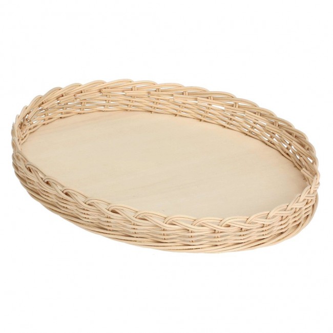LA PORCELLANA BIANCA MIDOLLINO Wicker Basket for Tart Dish 32 cm LA PORCELLANA BIANCA MIDOLLINO Wicker Basket for Tart Dish 32 cm