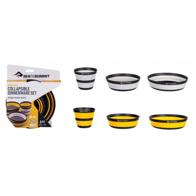 SEA TO SUMMIT Frontier UL 2P Folding Dishes Set SEA TO SUMMIT Frontier UL 2P Folding Dishes Set