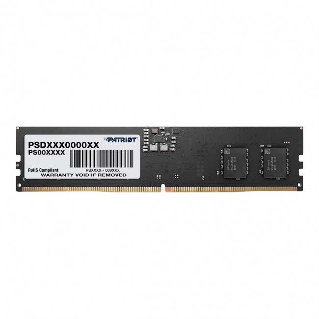 Patriot DDR5 16 GB Signature 4800MHZ CL40 Memory Patriot DDR5 16 GB Signature 4800MHZ CL40 Memory