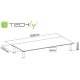 Techly Universal Tabletop Monitor Riser Techly Universal Tabletop Monitor Riser