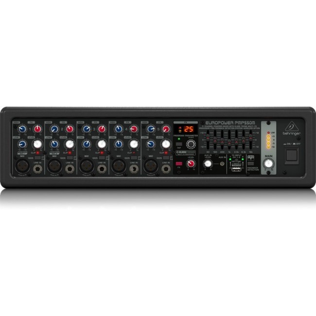 Behringer PMP550M audio mixer 5 channels 20 - 20000 Hz Black Behringer PMP550M audio mixer 5 channels 20 - 20000 Hz Black