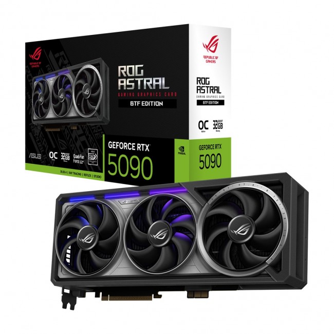 ASUS ROG-ASTRAL-RTX5090-O32G-BTF-GAMING NVIDIA GeForce RTX 5090 32 GB GDDR7 ASUS ROG-ASTRAL-RTX5090-O32G-BTF-GAMING NVIDIA GeForce RTX 5090 32 GB GDDR7