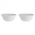 Set of 2 Ducale Salad Bowls - White, 23 cm