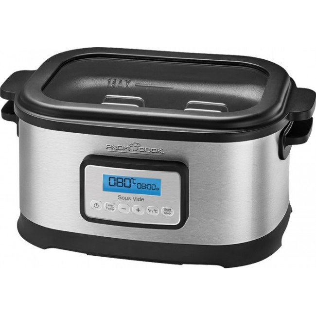 ProfiCook PC-SV 1112 8 L 520 W Black, Stainless steel