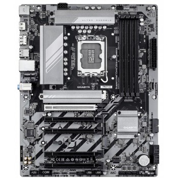GIGABYTE B860 DS3H Motherboard - Supports Intel Core Ultra CPUs, 8+1+2+2 phases VRM, up to 9066MHz DDR5, 1xPCIe 5.0 + 1xPCIe 4.0 M.2, 2.5 GbE LAN, USB 3.2 Gen 2x2
