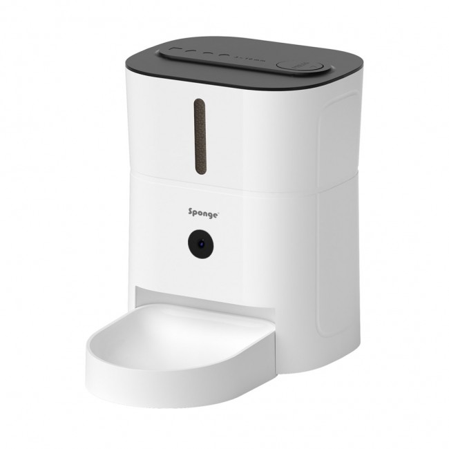 SPONGE Pet Feeder Smart Camera - smart pet food dispenser 3l