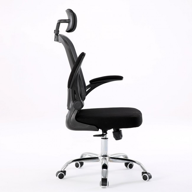 Topeshop FOTEL DORY CZER office/computer chair Padded seat Mesh backrest