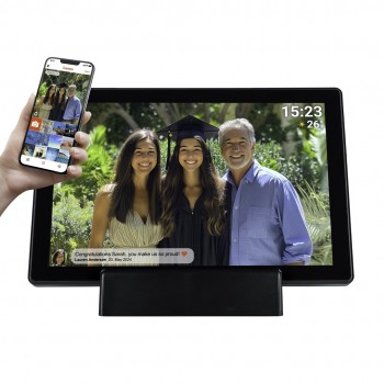 Denver PFF-1070B digital photo frame Black 25.6 cm (10.1