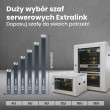 Extralink Rackmount cabinet 6U 600x600 Gray wall mounted