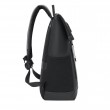 Rivacase Eden backpack Roll top backpack Black Polyester, PU leather