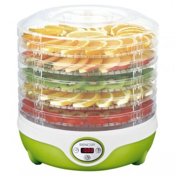 Sencor SFD 851GR food dehydrator Light Green, Transparent 240 W