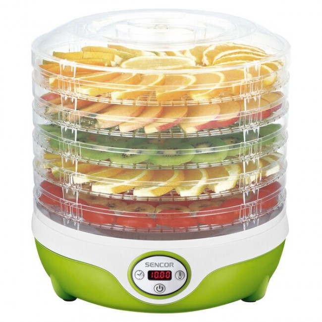 Sencor SFD 851GR food dehydrator Light Green, Transparent 240 W Sencor SFD 851GR food dehydrator Light Green, Transparent 240 W