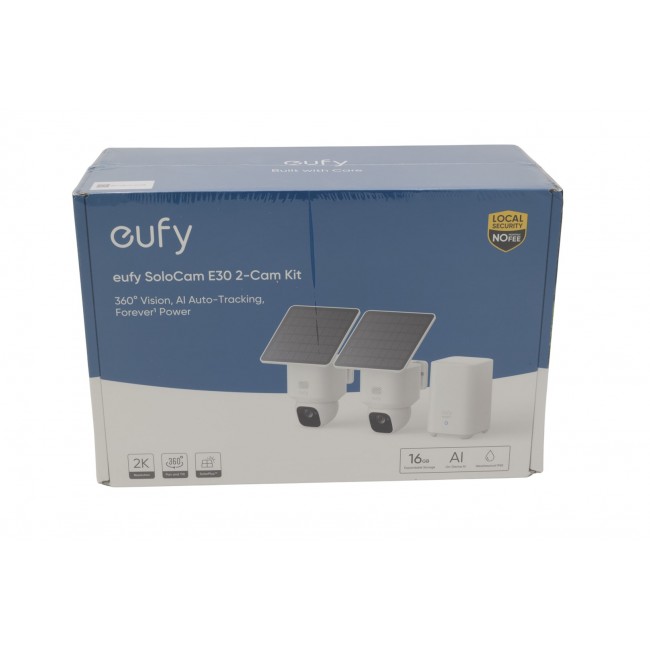 Eufy SoloCam E30 (2-Pack) + Homebase 2 Dome IP security camera Outdoor 2048 x 1080 pixels Wall