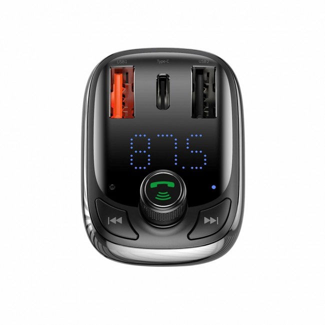Baseus CCMT000101 FM transmitter 87.5 - 108 MHz Bluetooth Black Baseus CCMT000101 FM transmitter 87.5 - 108 MHz Bluetooth Black