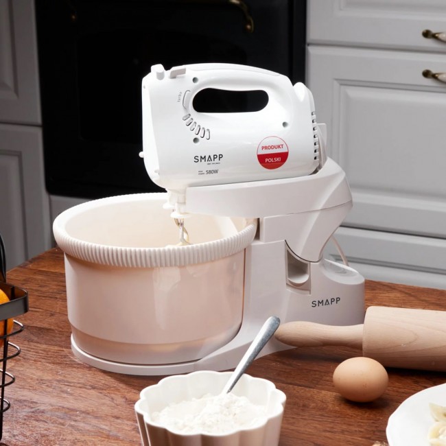 SMAPP Hand Mixer with bowl 451.6 White