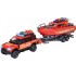 Majorette GS Land Rover with boat 33.5cm