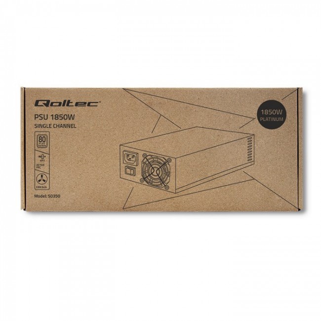 Qoltec 50350 power supply unit 1850 W Grey Qoltec 50350 power supply unit 1850 W Grey